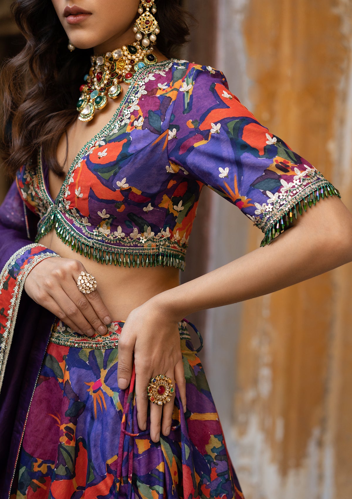Rang Embroidered Lehenga Set