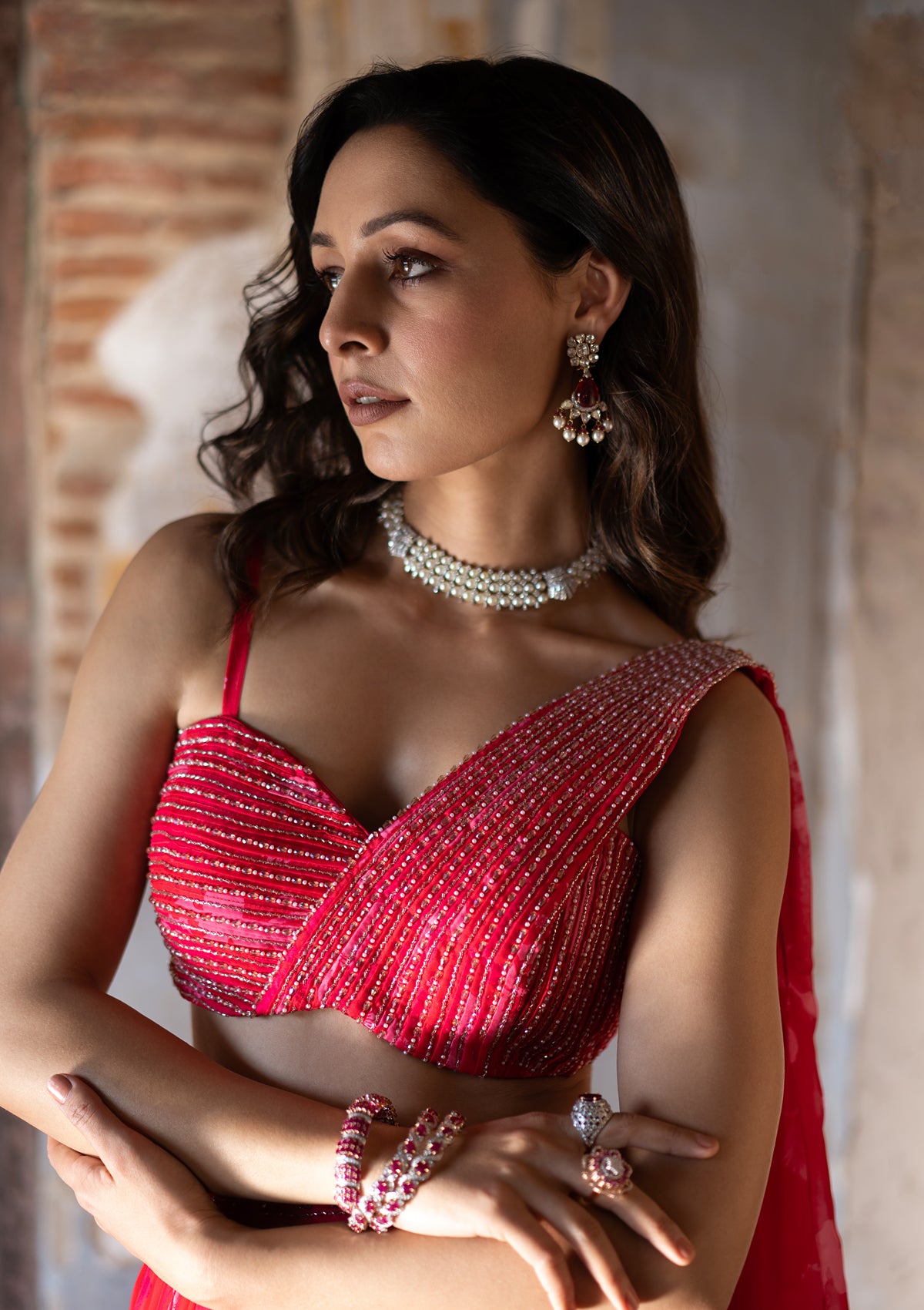 Bagh Peony Lehenga Set
