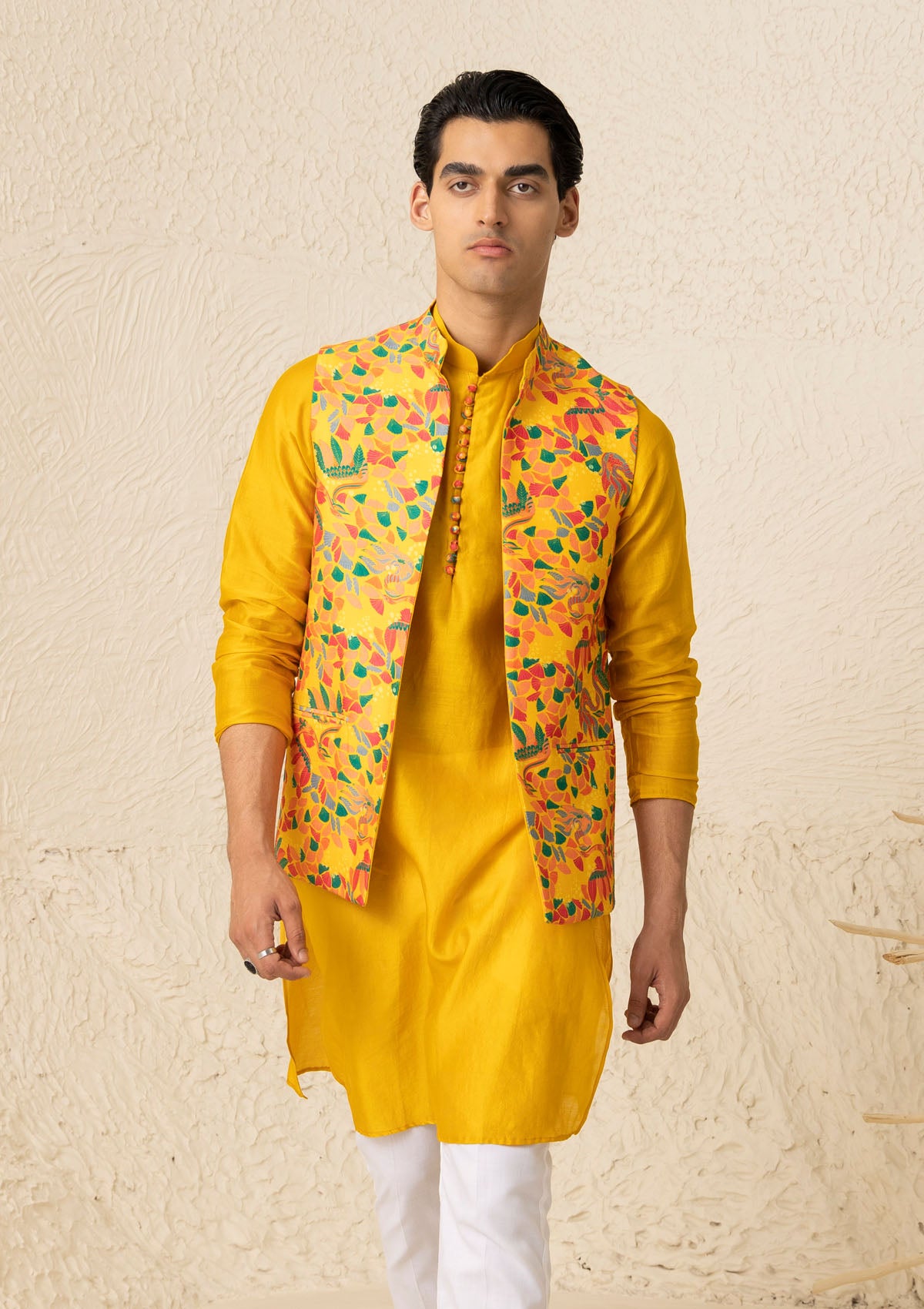 Inayat Amber Reversible Bundi Set
