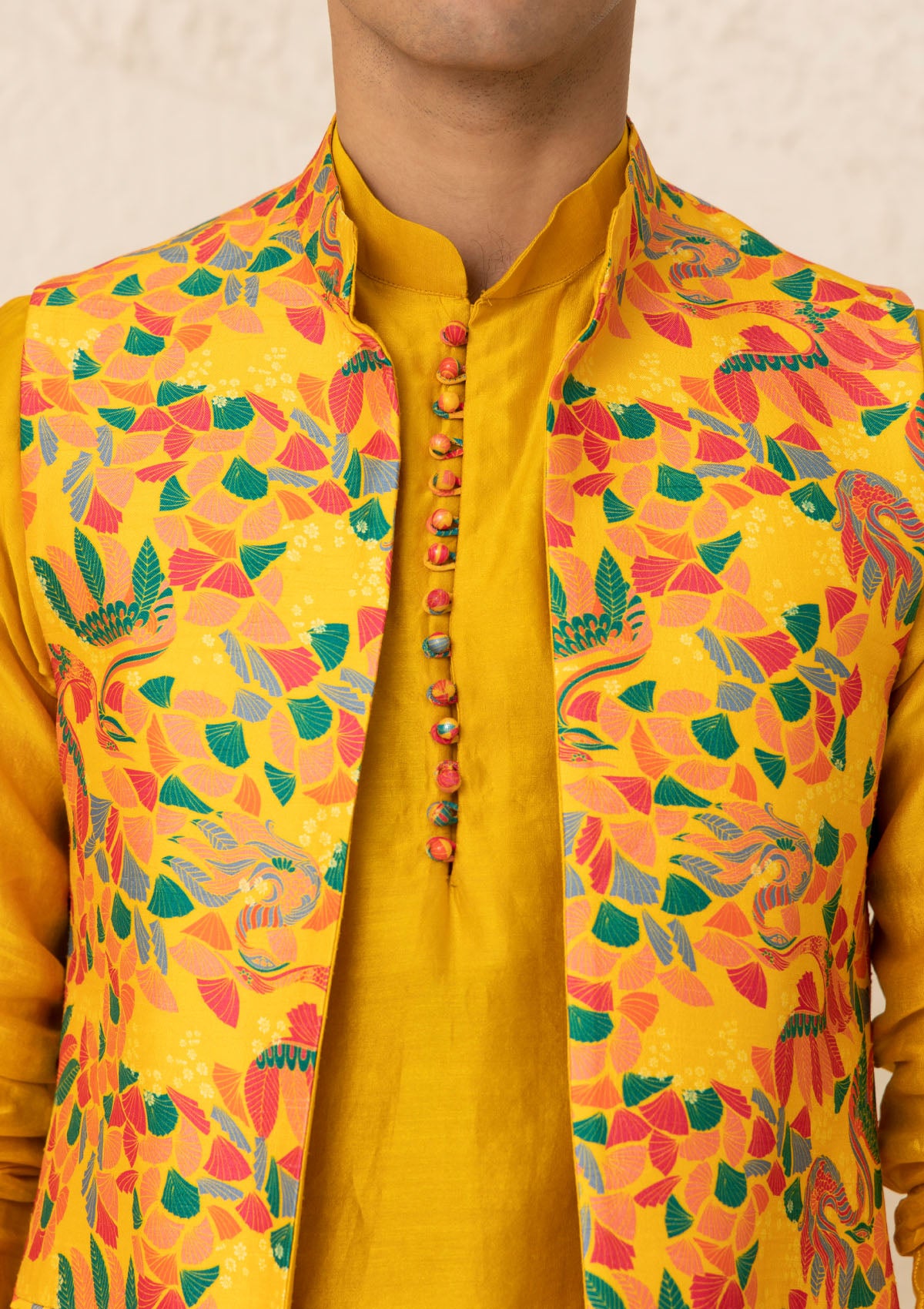 Inayat Amber Reversible Bundi Set