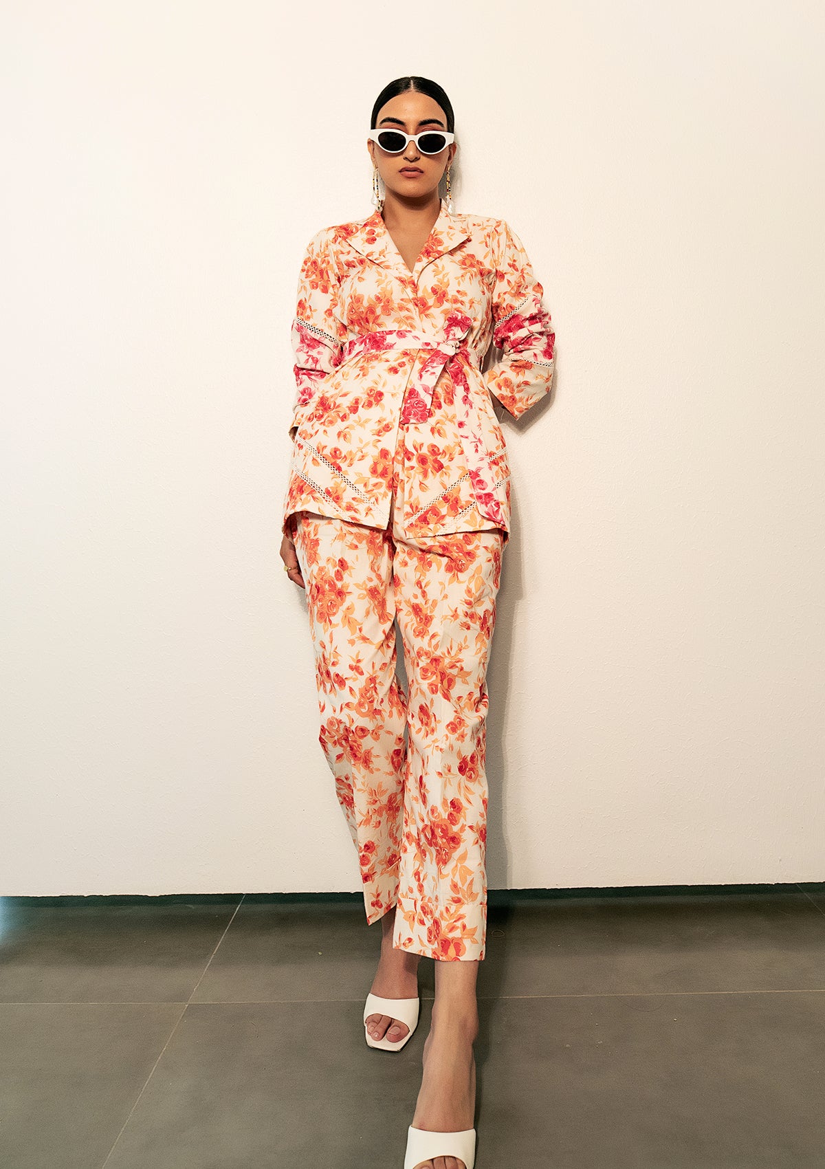 Spring Floral Blazer set - Seeaash