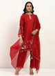 Crimson Applique Kurta Set