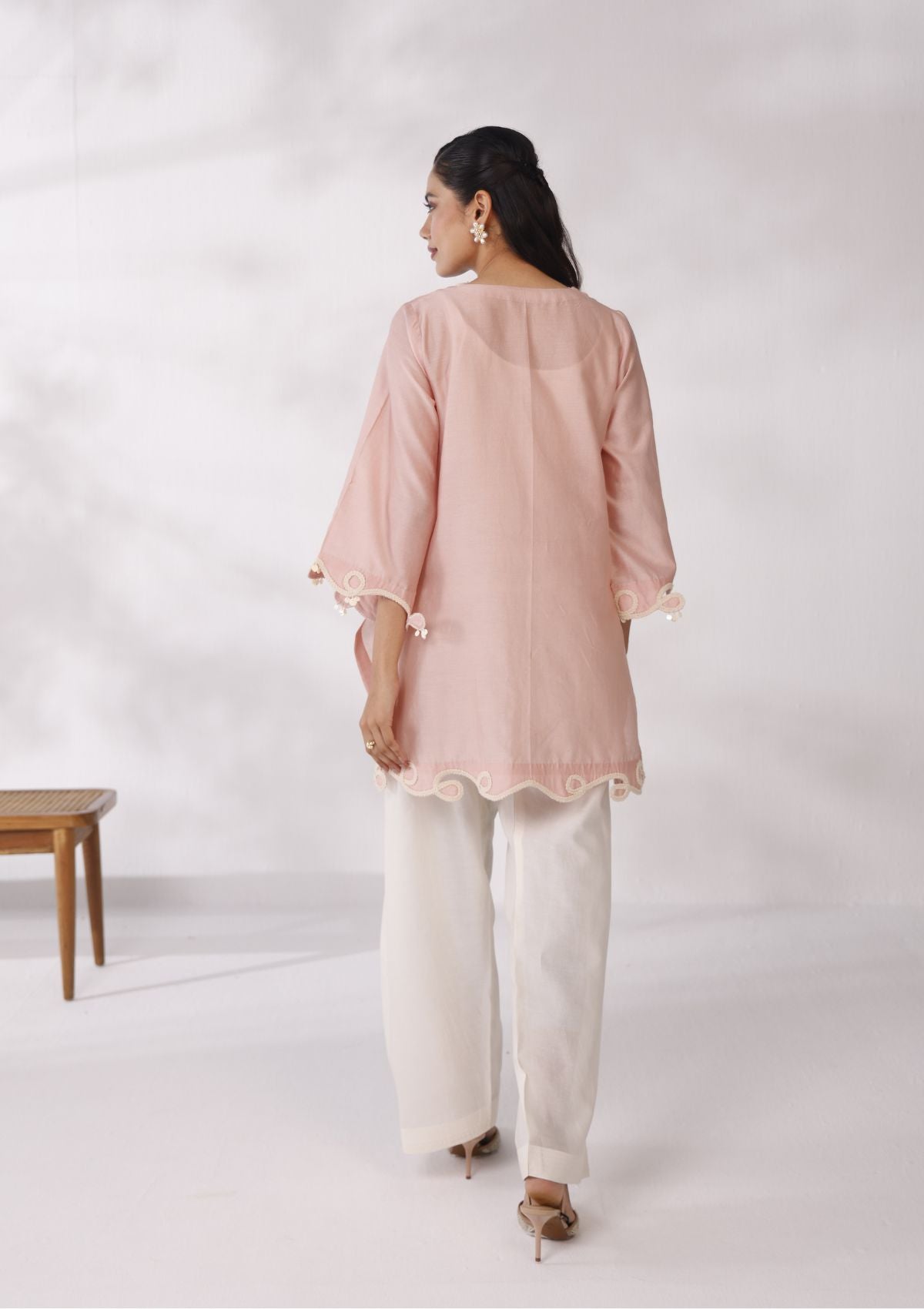 Blush Twisted Farshi Set