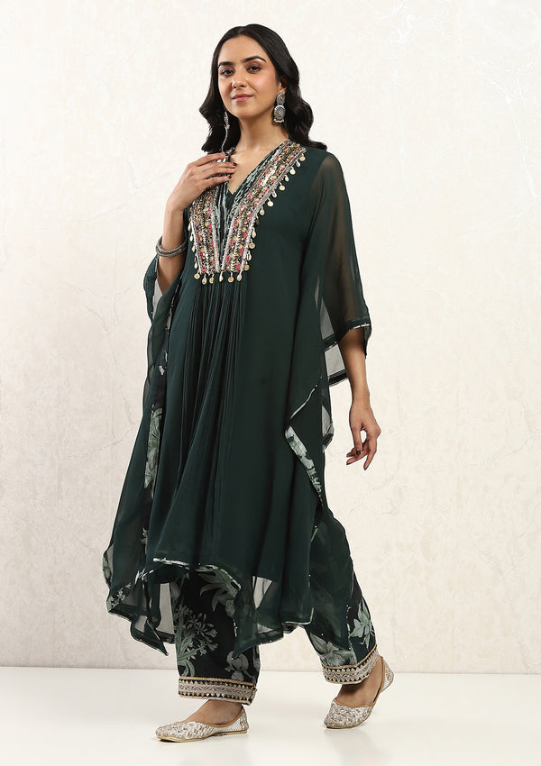 Nur Emerald Kaftan Set