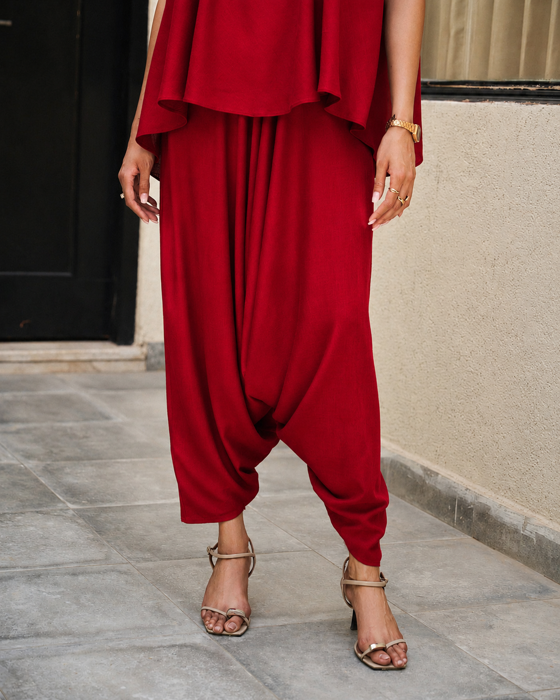 Ruby Draped Co-ord Set