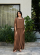 Mocha Drape Dress