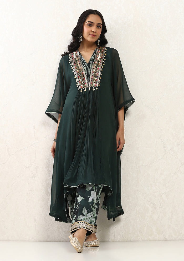 Nur Emerald Kaftan Set