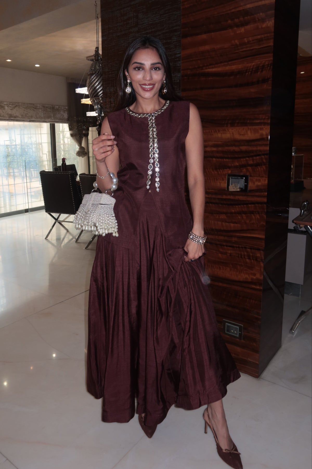 Mocha Cosmo Waistcoat Set