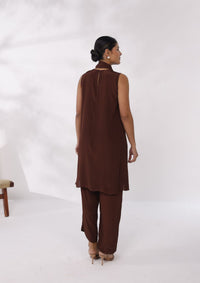 Mocha Drape Co-ord Set