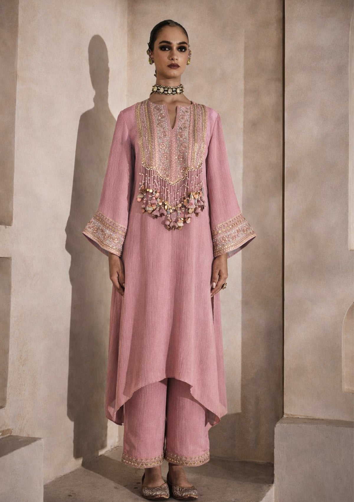 Blush Gulmarg Pheran Kurta Set