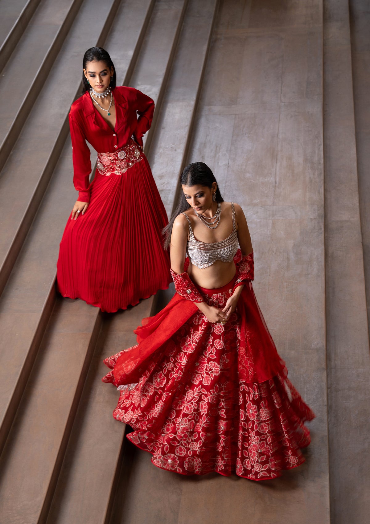 Wine Embroidered Designer Lehenga Choli