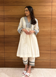 Ivory and Coal Aztec Kurta Set