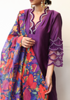 Rang Scalloped Kurta Set