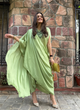 Sage Draped Saree set