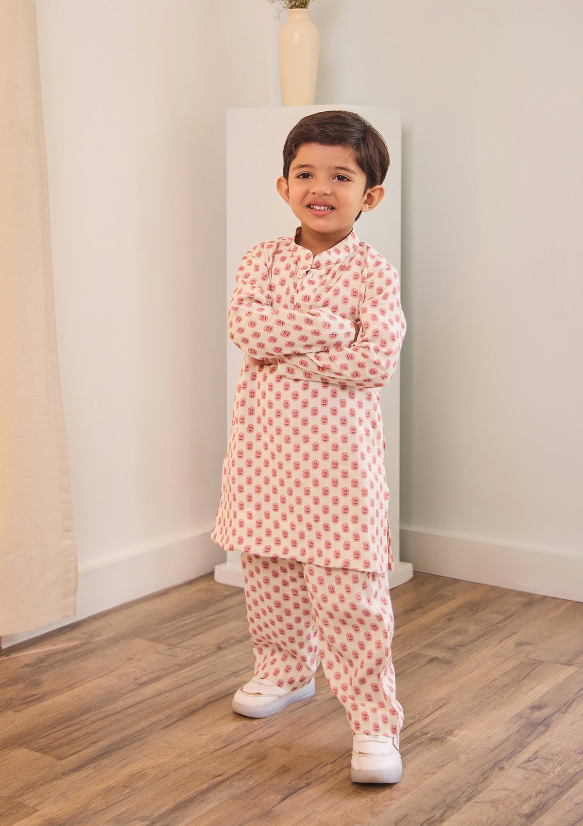 Kids Ivory Meadow Kurta Set