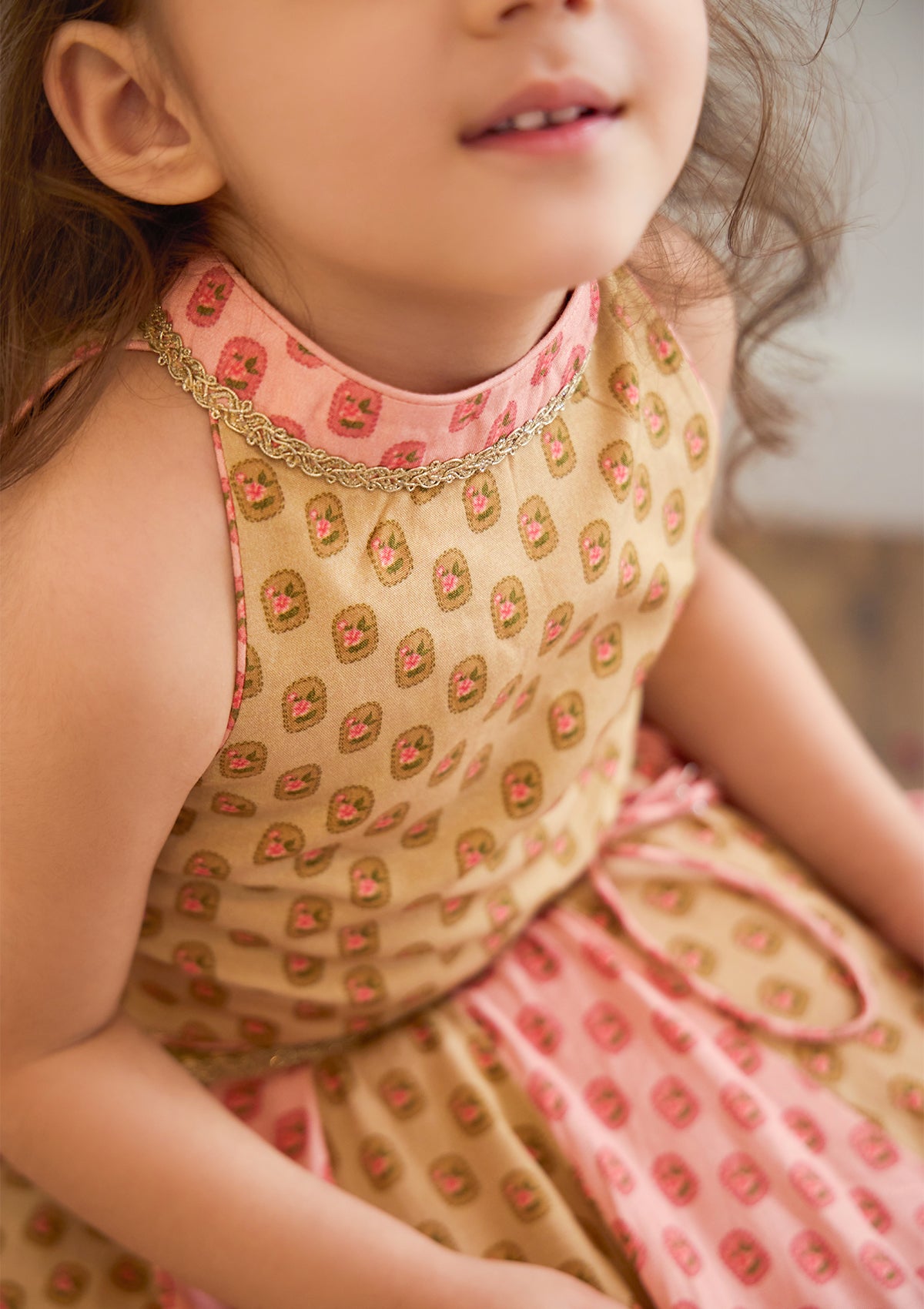 Kids Sage Meadow Lehenga Set