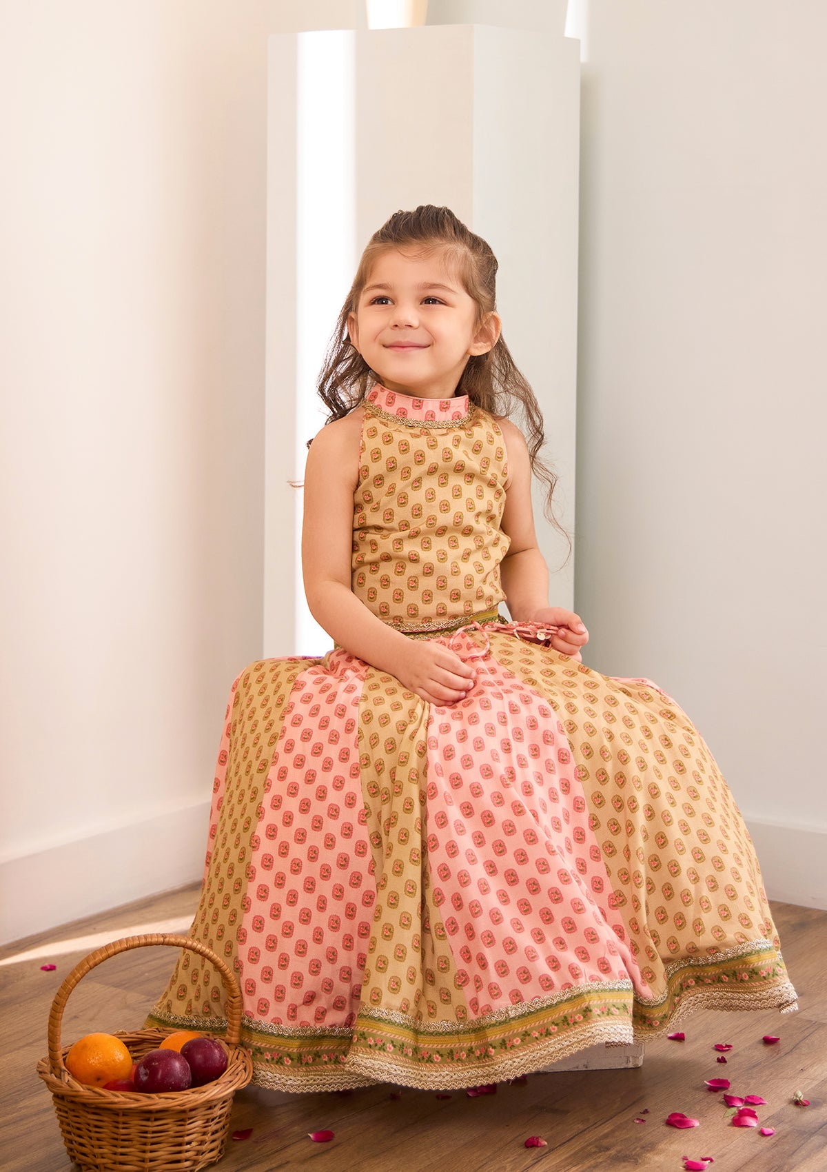 Kids Sage Meadow Lehenga Set
