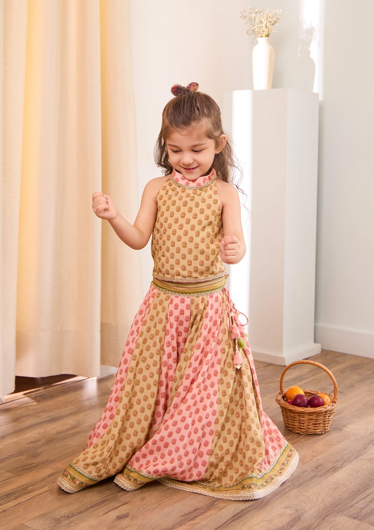 Kids Sage Meadow Lehenga Set