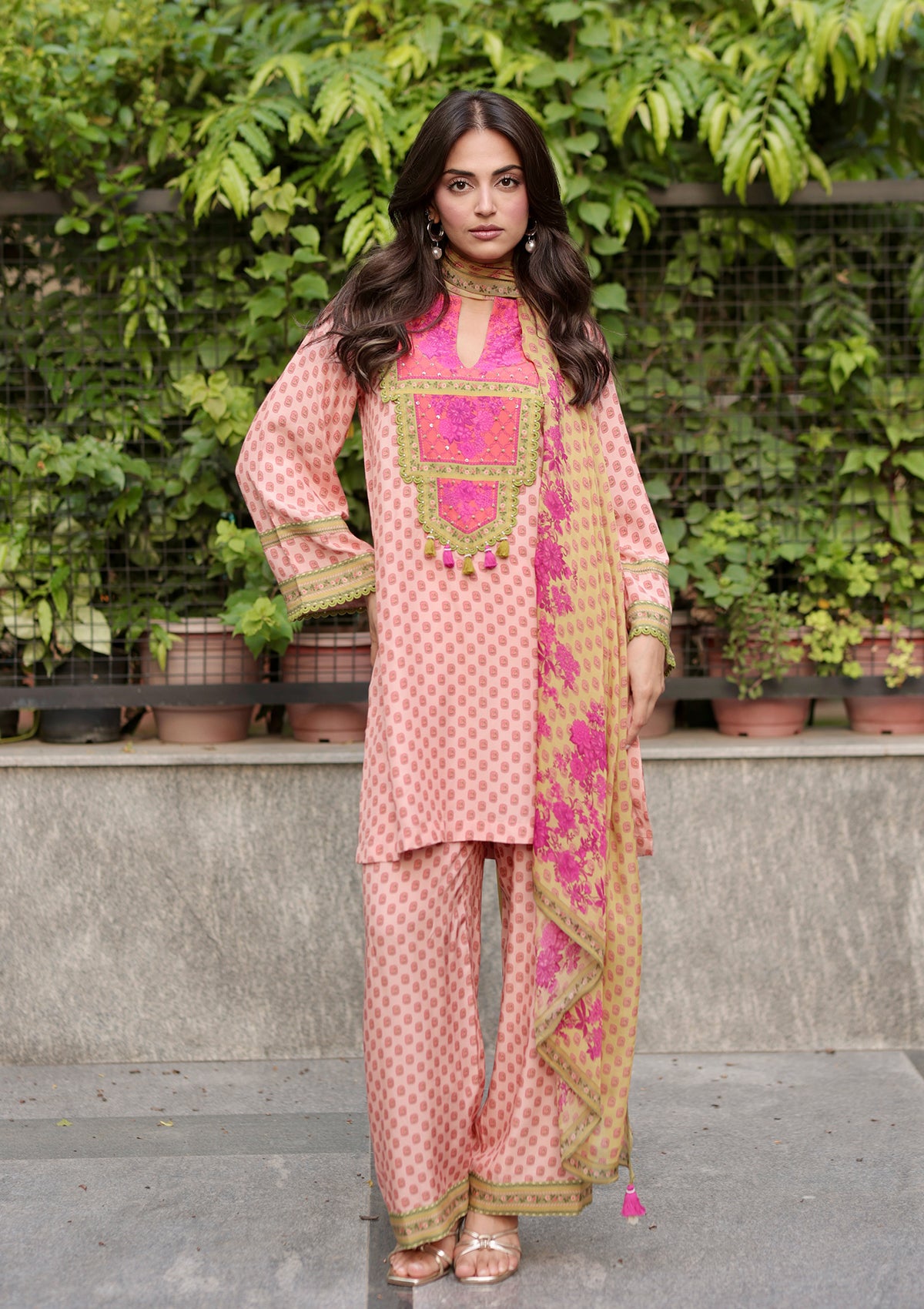 Blush Embellished Lawn Set