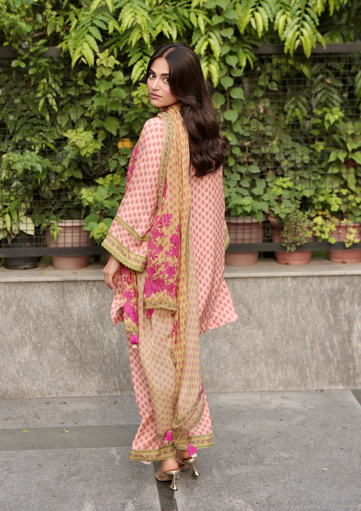 Blush Embellished Lawn Set