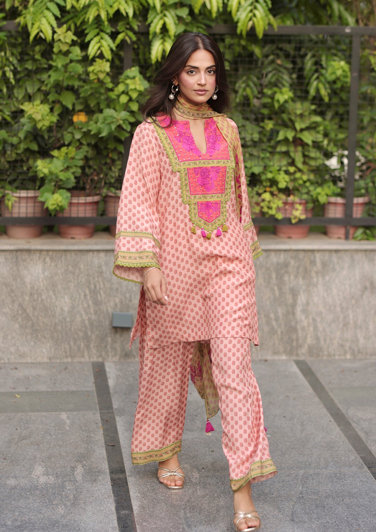 Blush Embellished Lawn Set