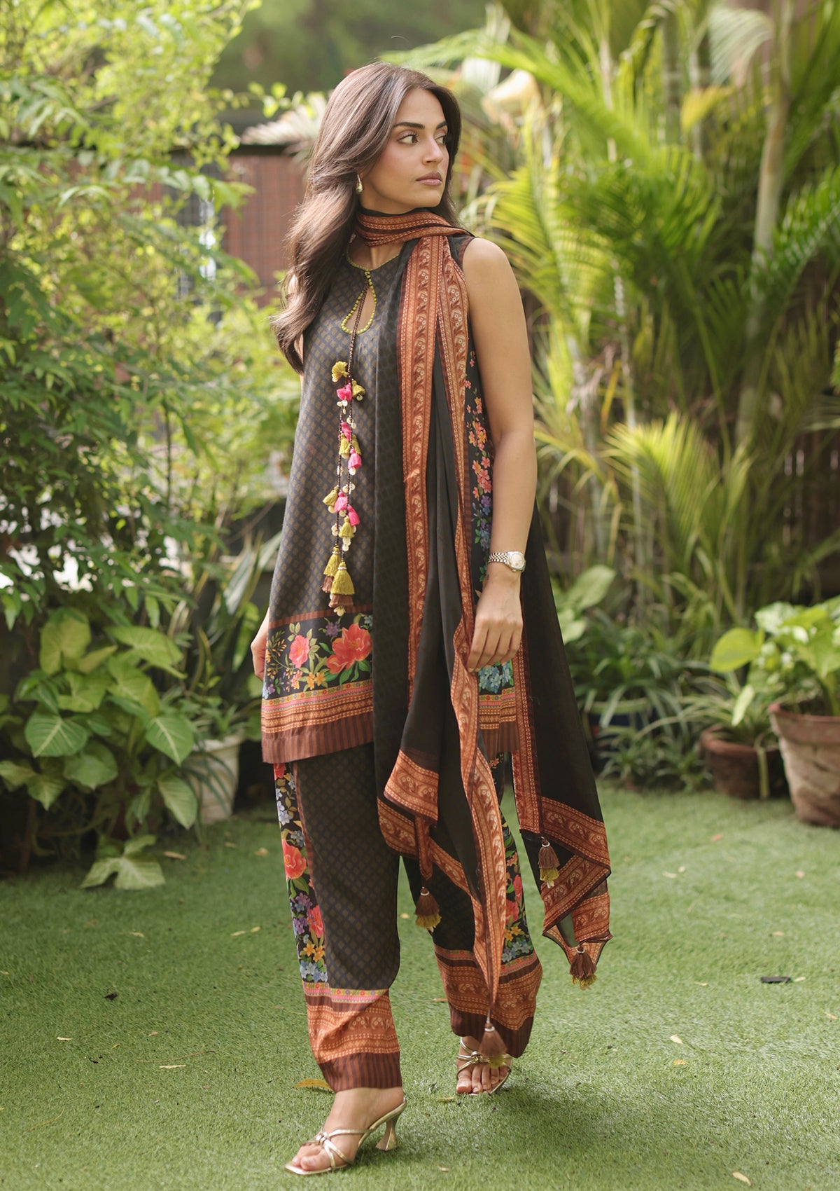 Midnight Garden Kurta Set