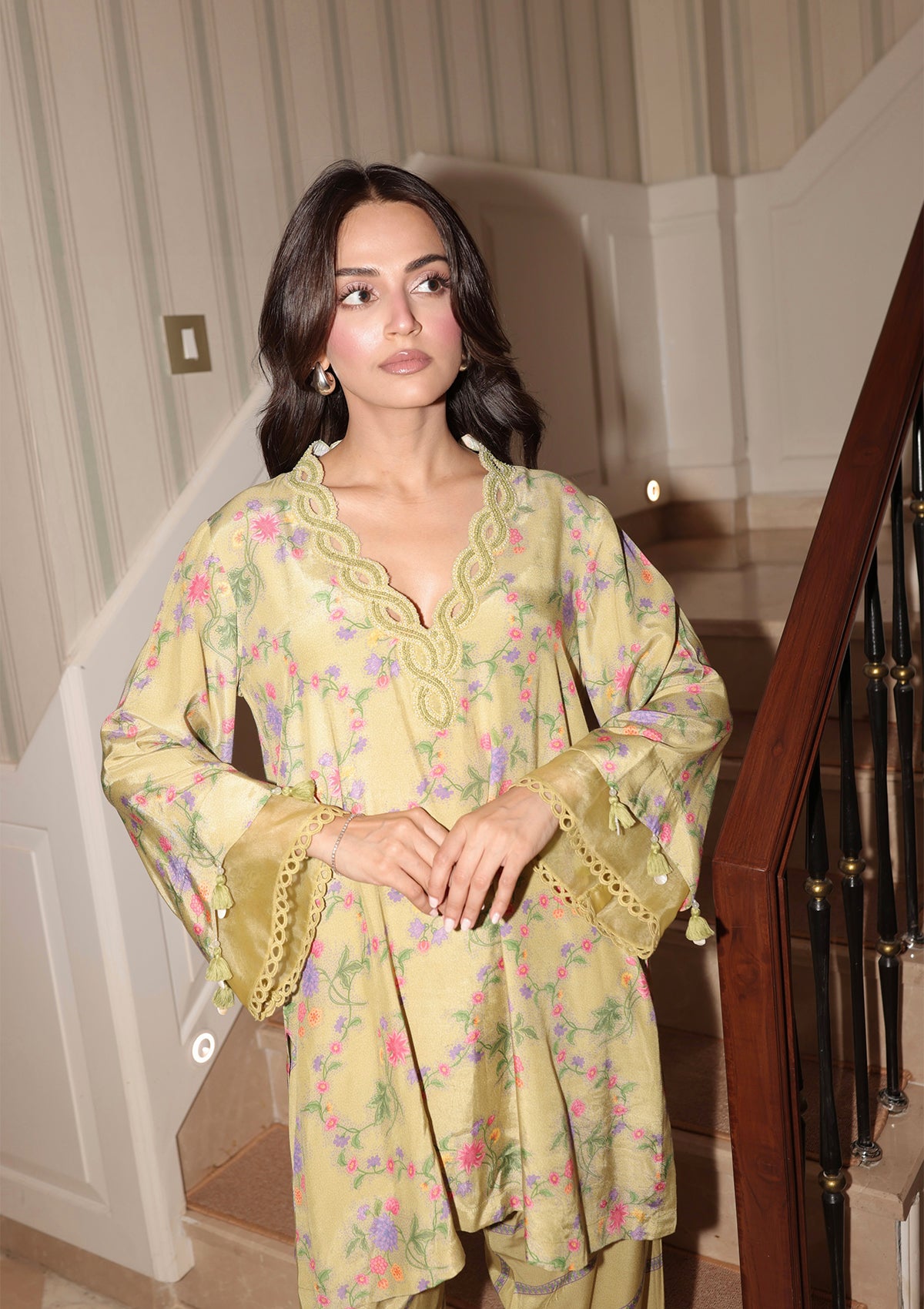 Sage Braid Kurta Set