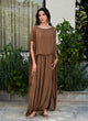Mocha Drape Dress