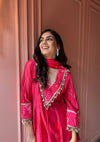 Bagh Peony Gota Kurta Set