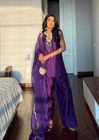 Amethyst Lucknow Farshi Salwar Set