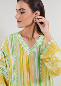 Peas In A Pod Sage and Honey Kaftan Kurta Set