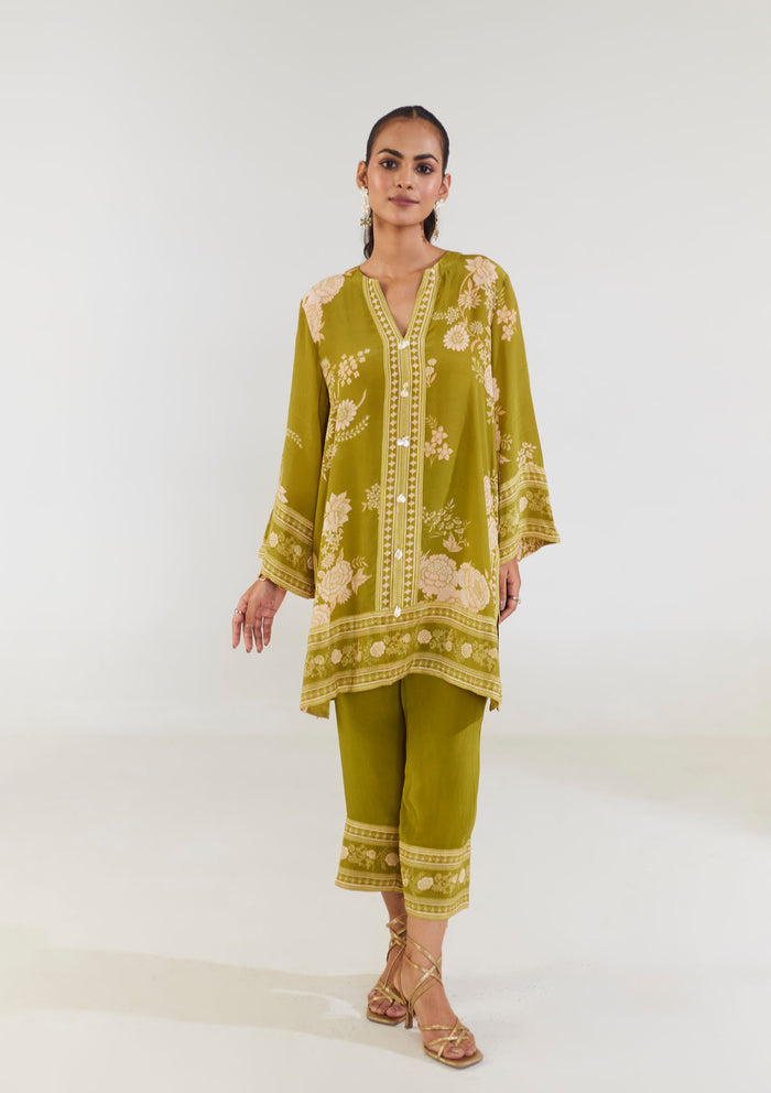 Sun and Sky Sage Kurta Set