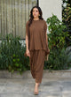 Mocha Draped Co-ord Set