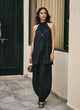 Black Balloon Pant Set