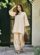 Sand Threadwork Kurta Set