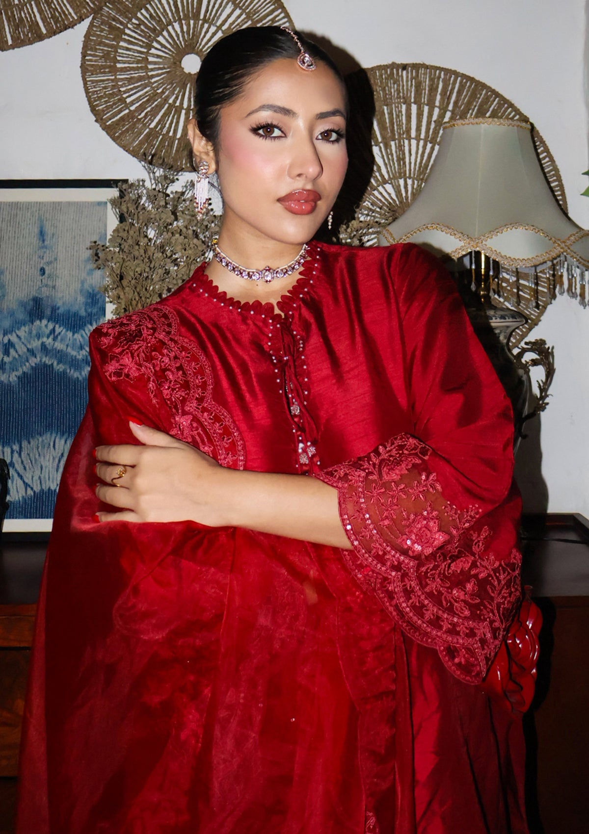 Ruby Mughal Farshi Salwar Set