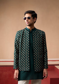 Ira Emerald Jacket Trio Set