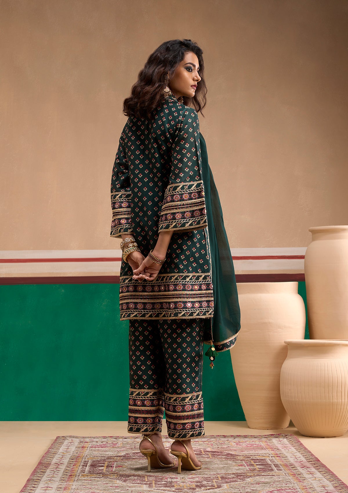 Ira Emerald Kurta Set