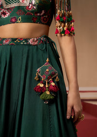 Guldasta Emerald Lehenga Set