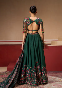 Guldasta Emerald Lehenga Set