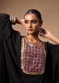 Sindh Plum Kaftan Set