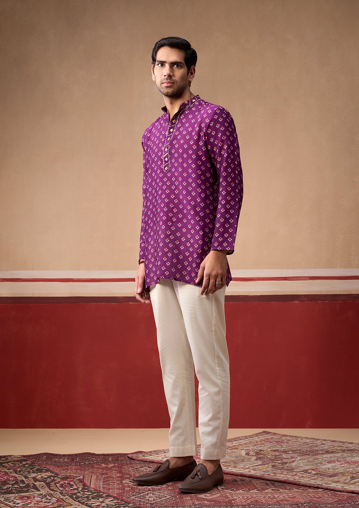 Ira Plum Kurta Set