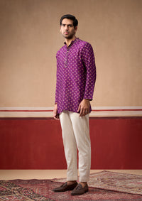 Ira Plum Kurta Set