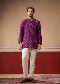 Ira Plum Kurta Set