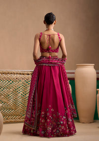 Ira Cerise Lehenga Set