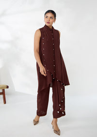 Mocha Drape Co-ord Set
