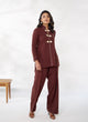 Mocha Mandarin Knotted Set