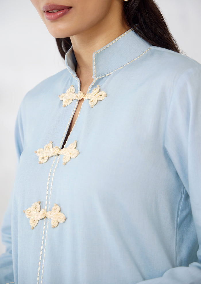 Ice Mandarin Knotted Set