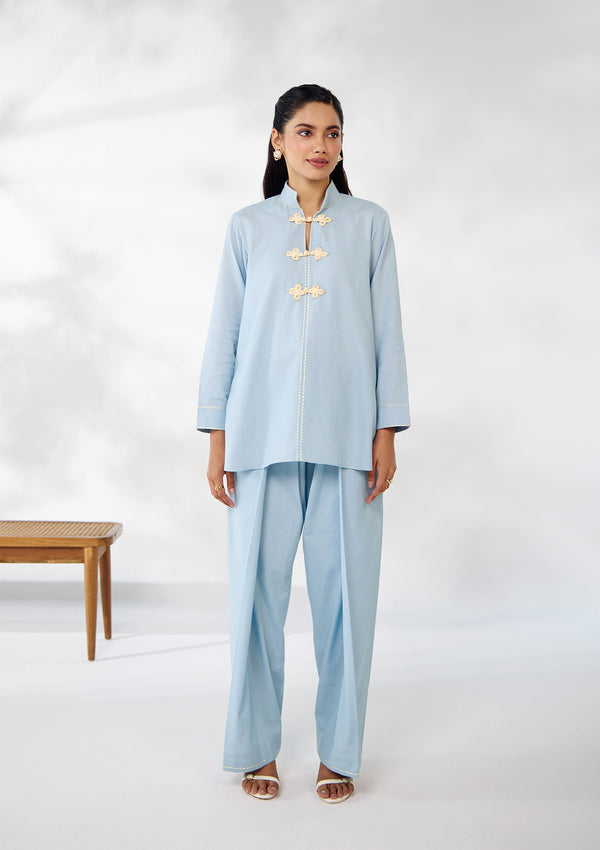 Ice Mandarin Knotted Set