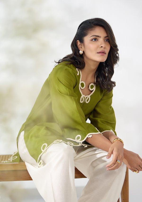 Sage Twisted Farshi Set